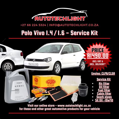 Vw Polo Vivo Service Kit Atl Autotechlight