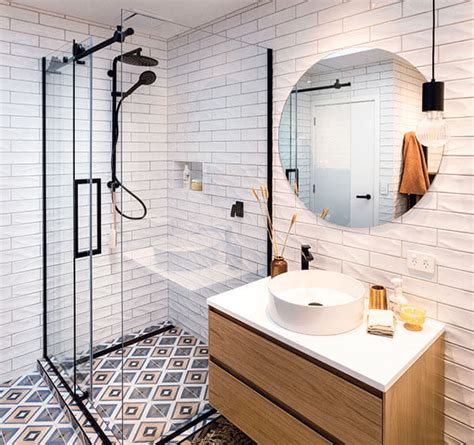Full size bathroom with separate 36 x 36 inches shower, standard 5 feet wall to wall bathtub, 60w x 21d x 36h vanity and regular toilet has to be at least 50 ft² big. Size doesn't matter! Checkout our small bathroom ideas - Mico