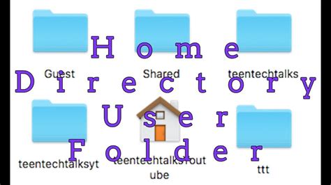 How To Rename Your User Folderhome Directory Folder On Macos Without