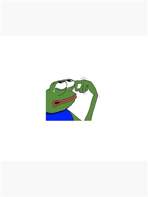 Crying Pepe Meme Sad Tapestry By Abusive Materia Redbubble