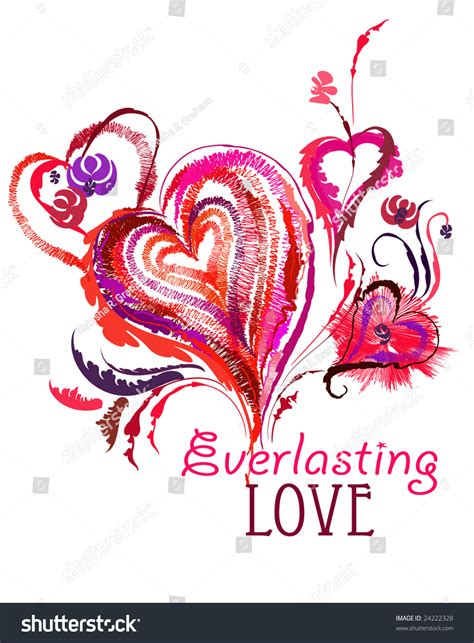 Vector Doodle Love Poster 24222328 Shutterstock