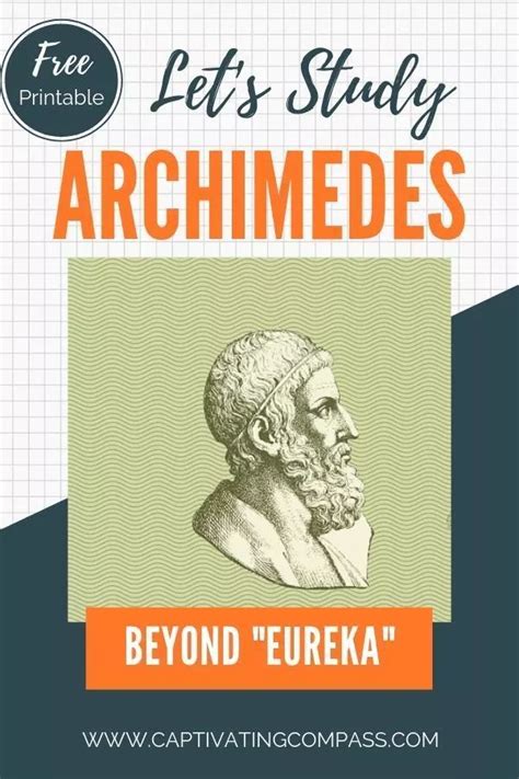 Lets Study Archimedes Get Your Printable Homeschool Science