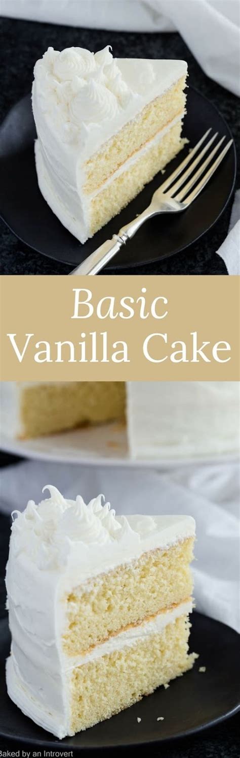 Homemade Vanilla Cake Recipe Home Inspiration And Diy