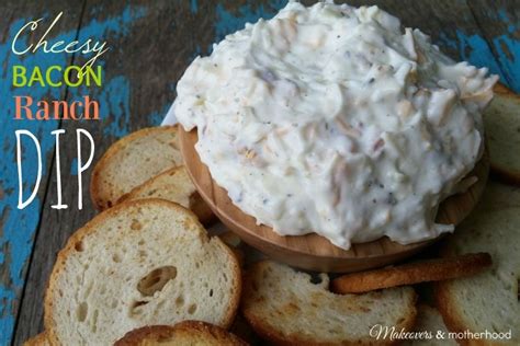 A Cheesy Bacon Ranch Dip Thats Not Made With Sour Cream Or Mayo Yet