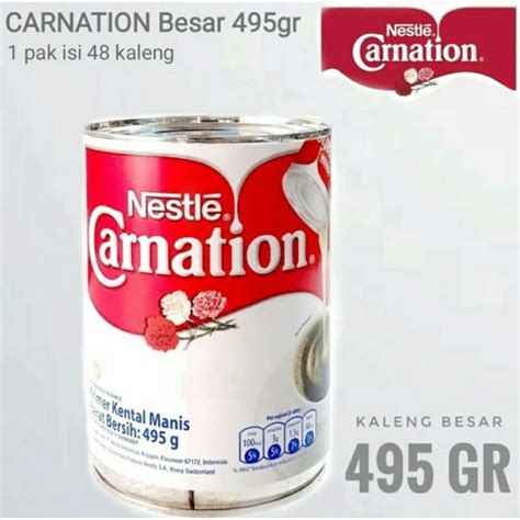 Jual Nestle Carnation Gr Susu Krimer Kental Manis Kaleng Besar