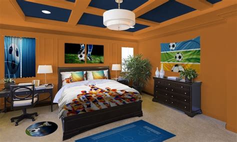 Wall quotes sports bedroom ideas for boys. Soccer Themed Bedroom Decor