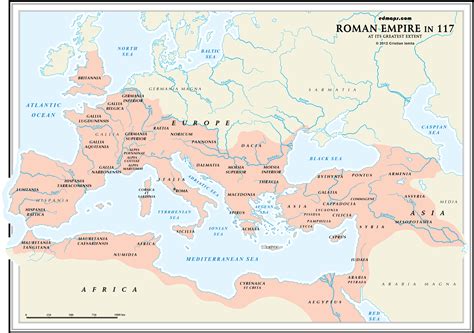roman empire 14 ad map