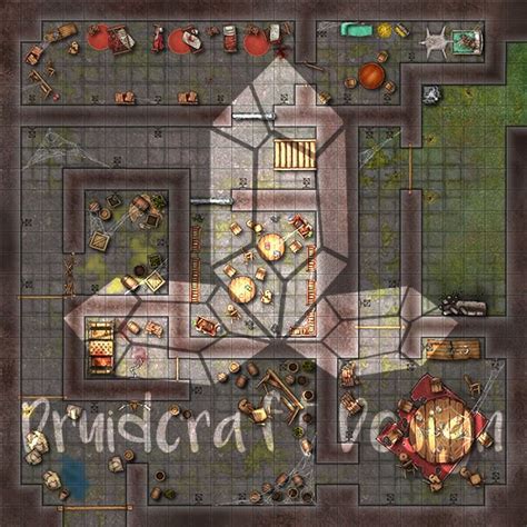 Roll20 2k Map Dungeon 25x25 Digital Pack Of 3 Etsy