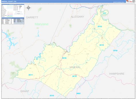 Maps Of Mineral County West Virginia