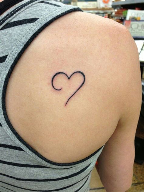My First Tattoo Open Heart Small Heart Tattoos Open Heart