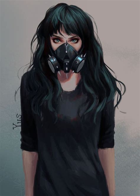 Gas Mask Art Masks Art Cyberpunk Girl Arte Cyberpunk Cyberpunk