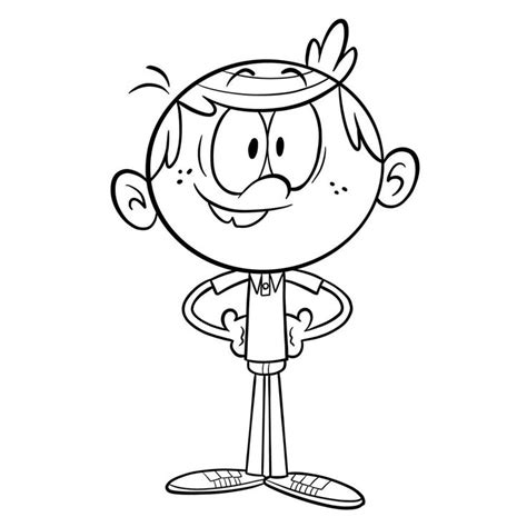 How To Draw Lincoln Loud The Loud House Drawings Cartoon Drawings