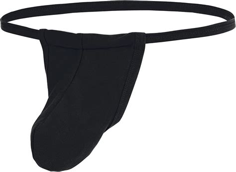 Tiaobug Men Lingerie Bulge Pouch Backless Bikini Trunks Underwear