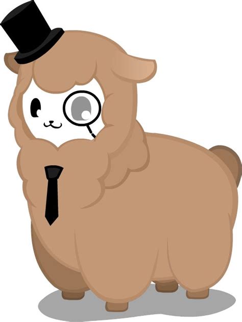 Fancy Alpaca Kawaii Clipart Kawaii Alpaca Clip Art