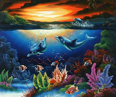 Pin By Shveta Jaishankar On Marine Life Ocean Painting Art Painting