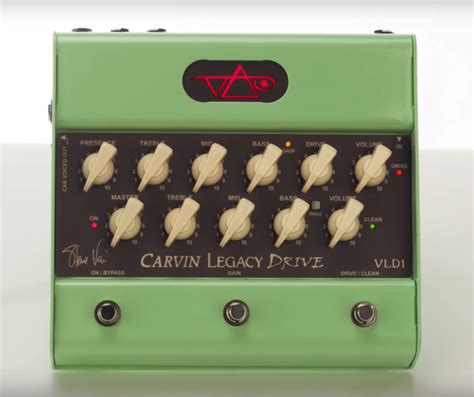 Vld1 Legacy Drive Tube Preamp Pedal Carvin Audiofanzine