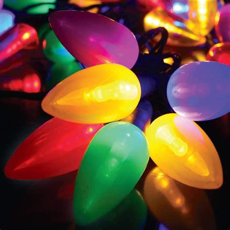 Multi Color C9 Ceramic Led Ultra Bright String Light Set