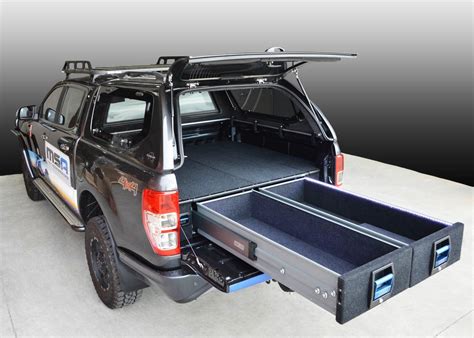 Msa 4x4 Accessories 1350 Complete Double Drawer System Ford Ranger