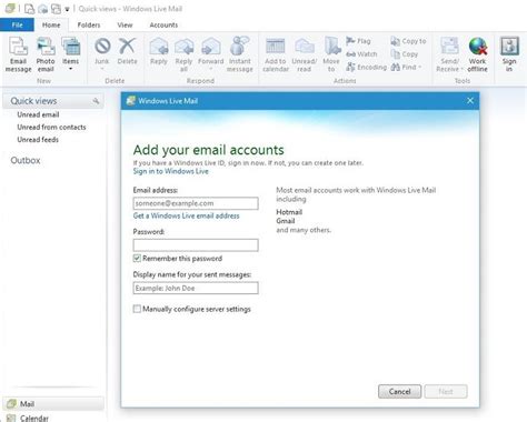How To Configure Windows Live Mail For Outlook On Windows 10
