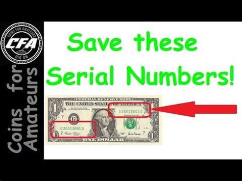 For black boots i have lost every one. What Serial Number should I keep? What is a Fancy Bank Note | Valuable Serial Numbers to collect ...