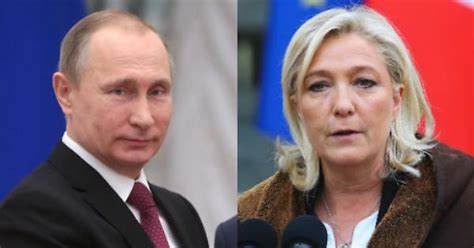 In 2014, her party received a $9.7 million loan from a russian bank. How Putin Slowly Takes Control of Marine Le Pen