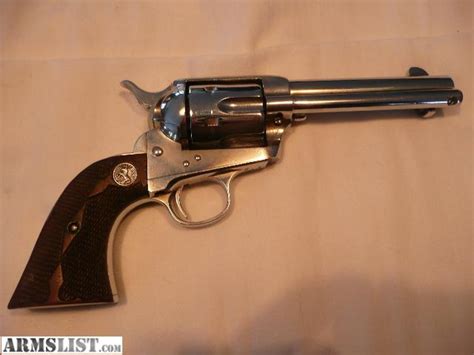 Armslist For Sale Colt Saa 41 Revolver Nickel Single Action Army 4 3