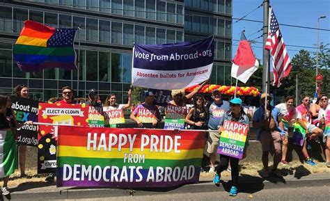 Pride Celebrations In A Year Of Unrest Democrats Abroad