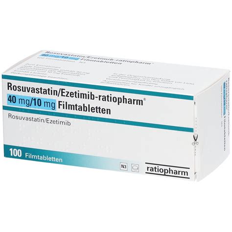 Rosuvastatin Ezetimib Ratiopharm Mg Mg Fta St Mit Dem E Rezept Kaufen Shop Apotheke
