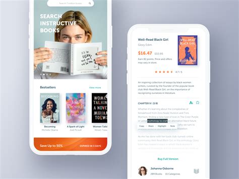 Bookstore App App Design Interactive Design Mobile App Design