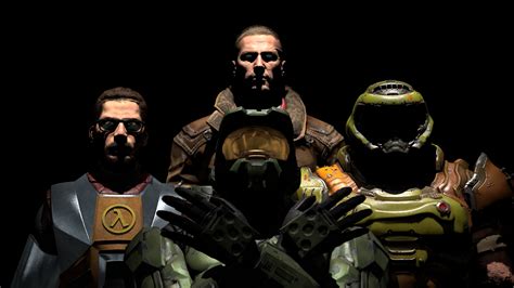 Doomguy Replaces Gordon Freeman In The Fight Against The Combine R