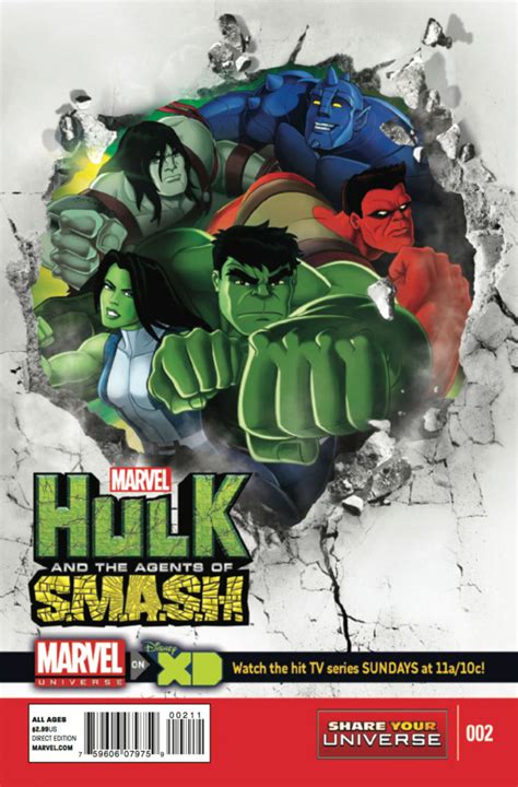Marvel Universe Hulk Agents Of Smash 2 Hulk Busted Issue