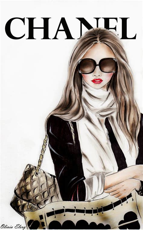 Fashion Illustrated By Olivia Elery Chanel Fashion Illustration