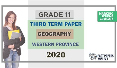 Grade 11 Geography Past Paper 2020 3rd Term Test Western Province