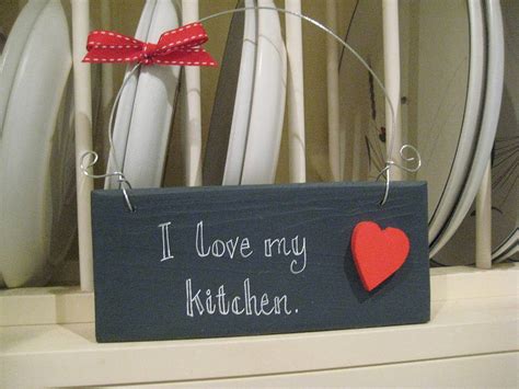 Love My Kitchen Sign By Okey Dokey