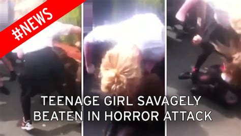 horrific bully attack outside school gates leaves girl 13 too terrified to return to class