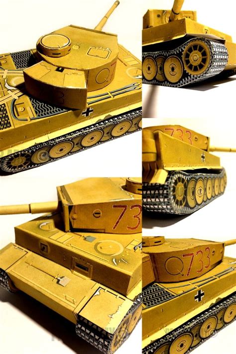 Paper Tanks Tiger Tank Diy Cardboard Battalion Internet Archive