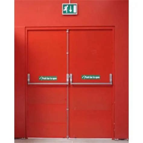 Double Door Powder Coated 1 Hour Fire Rated Steel Doors At Rs 3800