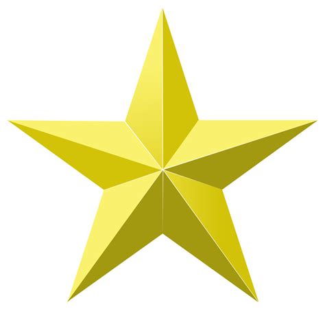 Golden Star Png Picture Png All