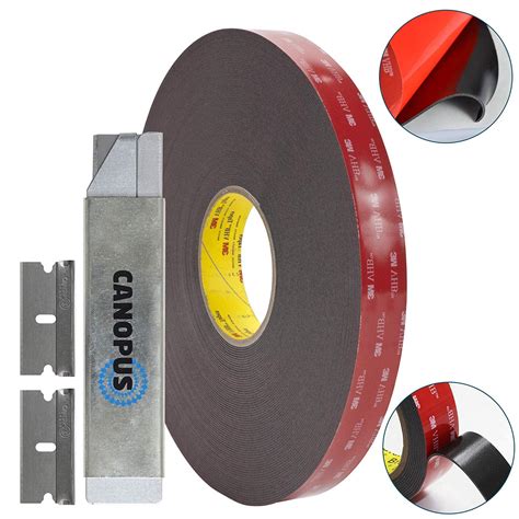 Buy 3m 5952 Vhb Double Sided Tape Heavy Duty Mounting Adhesive Tape