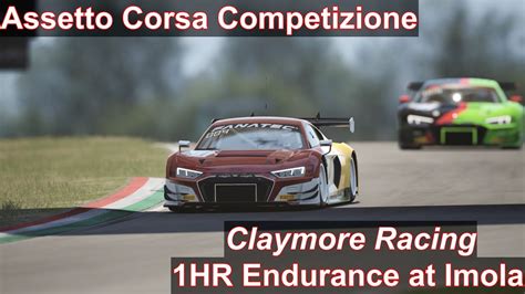 Assetto Corsa Competizione 1HR Endurance At Imola YouTube