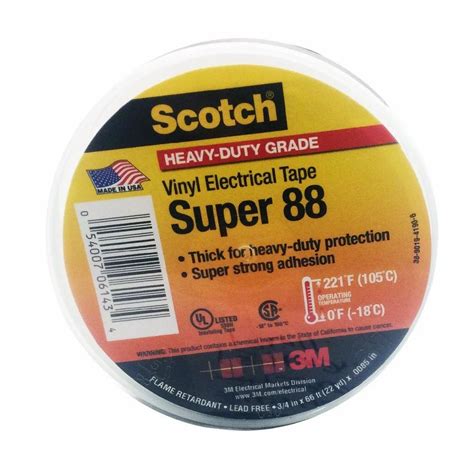 3m Scotch Super 88 Heavy Duty Vinyl Electrical Tape At Rs 900piece