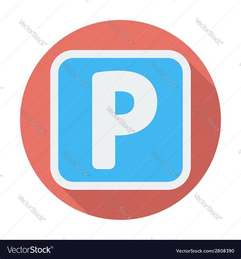 Parking Symbol Royalty Free Vector Image Vectorstock
