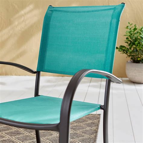 Turquoise Stackable Patio Chairs Patio Furniture