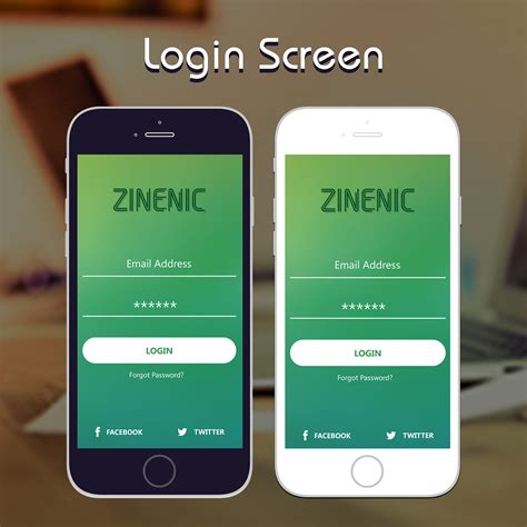 Mobile App Login Screen Design Appui On Behance
