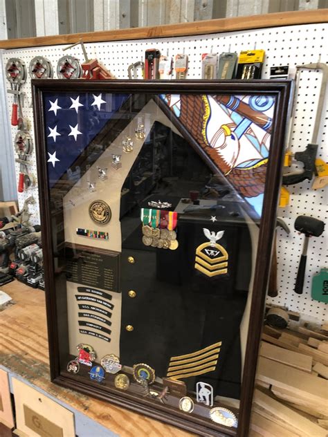 Military Uniform Shadow Box Free Shipping Lower 48 States Etsy