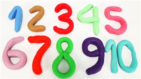 Aprende Los Números Con Play Doh Aprende A Contar Del 1 Al 20 Para