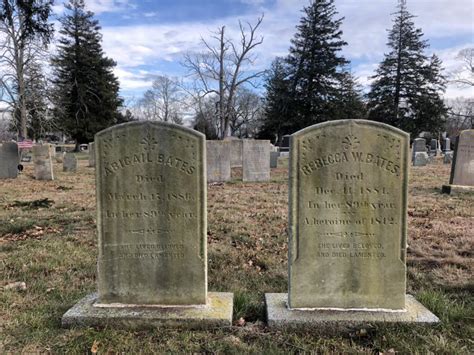 The Graves Of Rebecca And Abigail Batesthe American Army Of Two During The War Of 1812 Pics