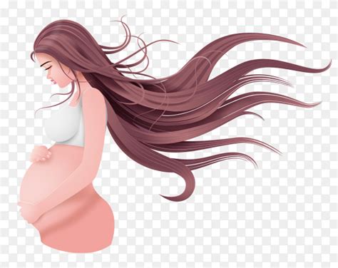 Pregnant Woman Illustration On Transparent Background PNG Similar PNG
