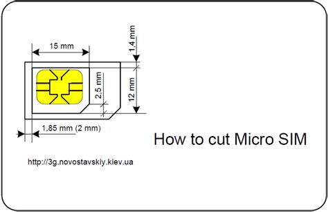 How To Cut Micro Sim Mobile Network Operator Cellular Network Letter