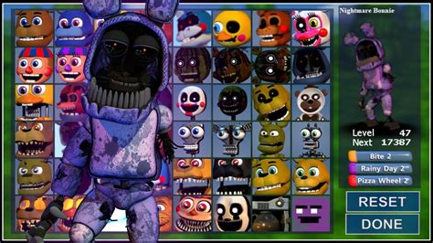 Adv Nightmare Withered Bonnie In Fnaf World Mod Youtube